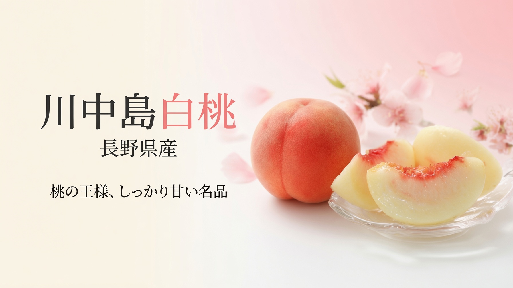 長野県産 川中島白桃