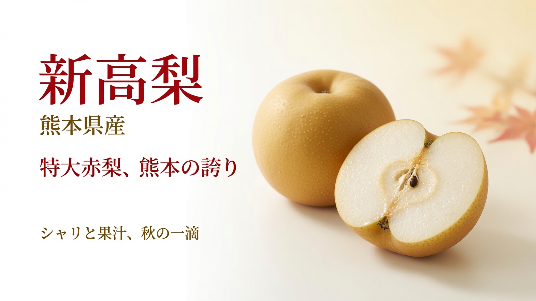 熊本県産 新高梨